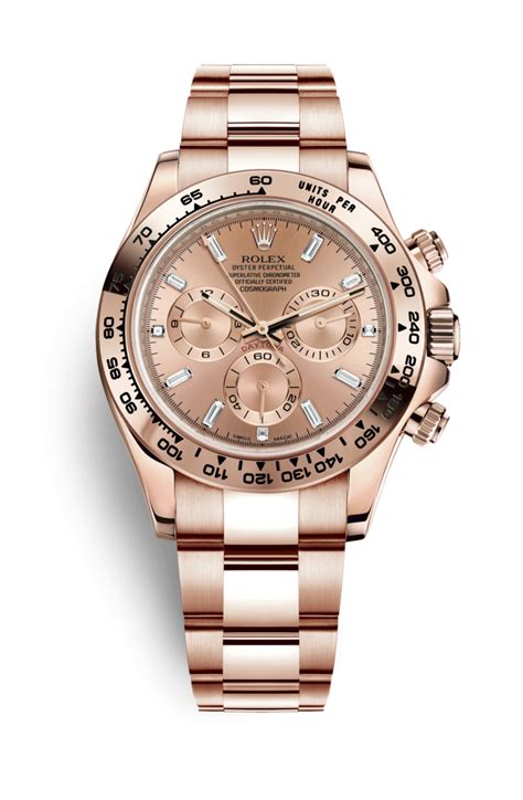 rolex daytona pink dial baguette|rolex 116505.